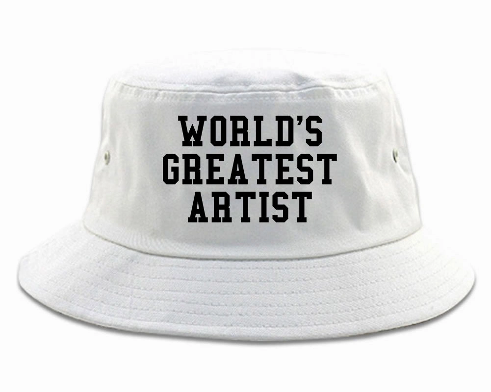 Worlds Greatest Artist Art Graphic Designer Mens Bucket Hat