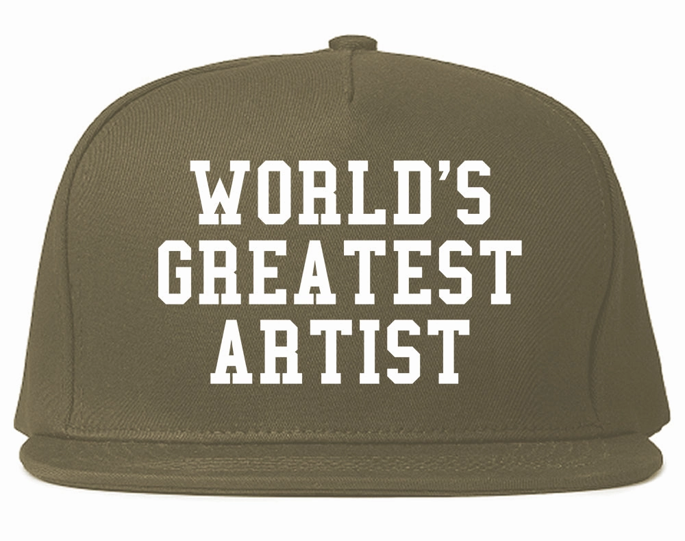 Worlds Greatest Artist Art Graphic Designer Mens Snapback Hat