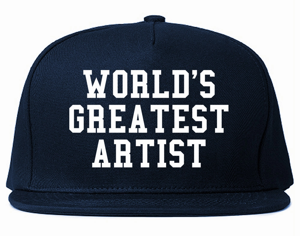 Worlds Greatest Artist Art Graphic Designer Mens Snapback Hat