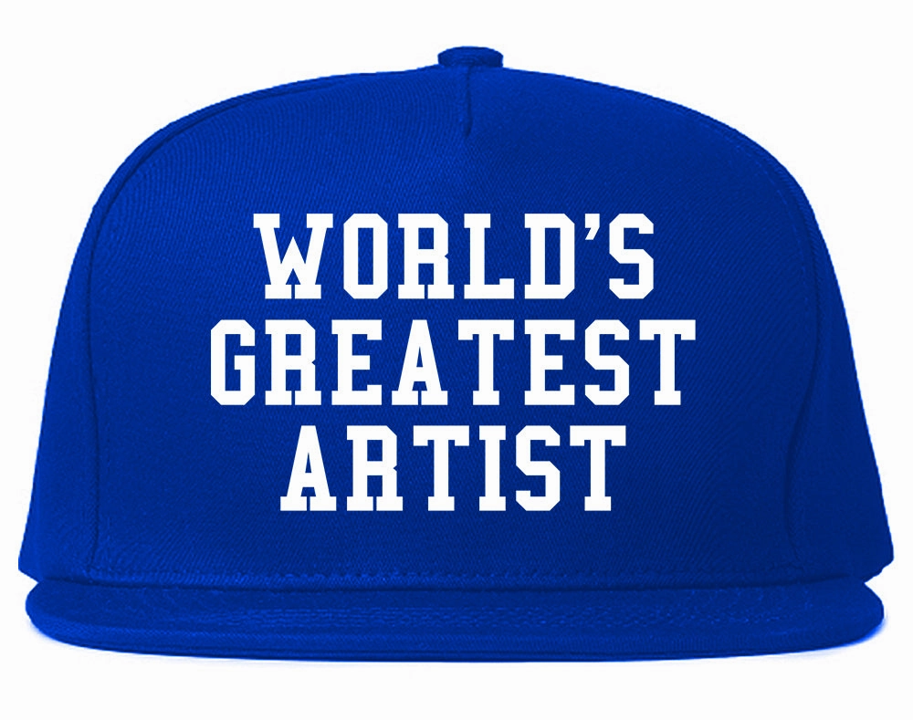 Worlds Greatest Artist Art Graphic Designer Mens Snapback Hat