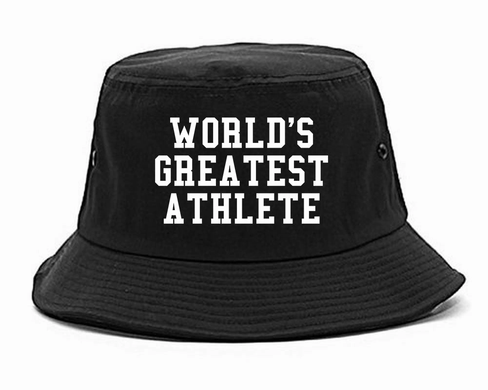 Worlds Greatest Athlete Funny Sports Mens Bucket Hat