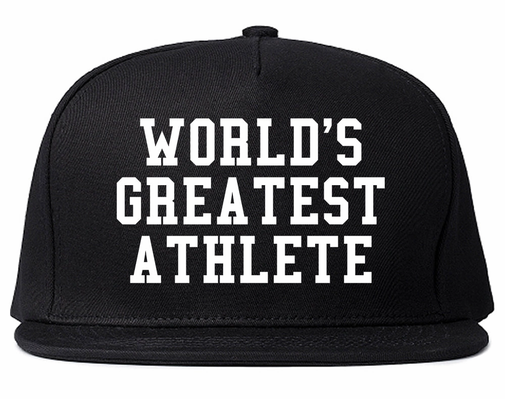 Worlds Greatest Athlete Funny Sports Mens Snapback Hat