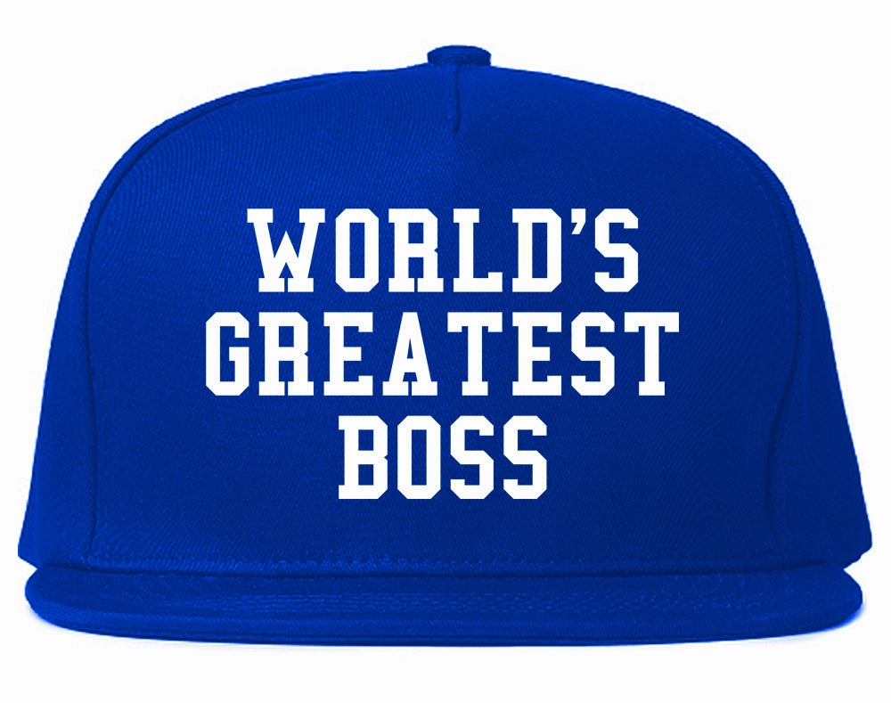 Worlds Greatest Boss Funny Christmas Mens Snapback Hat