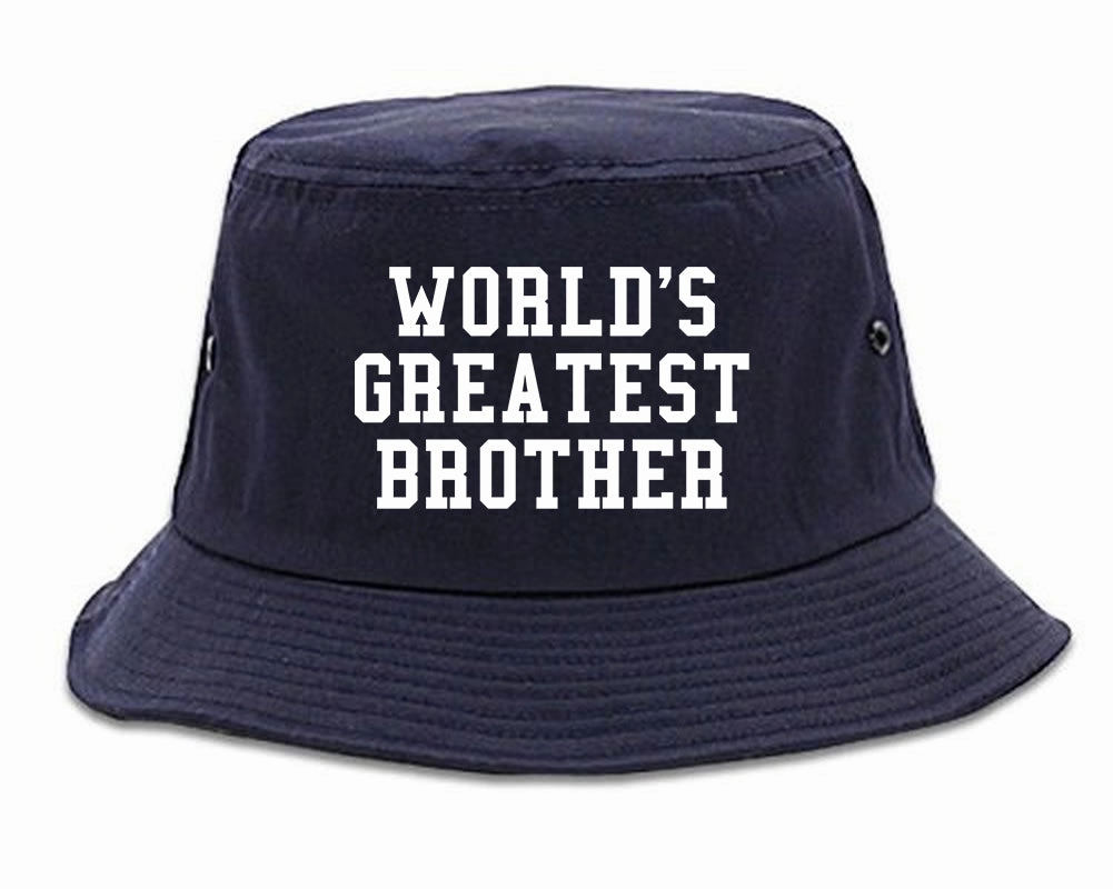 Worlds Greatest Brother Funny Birthday Mens Bucket Hat