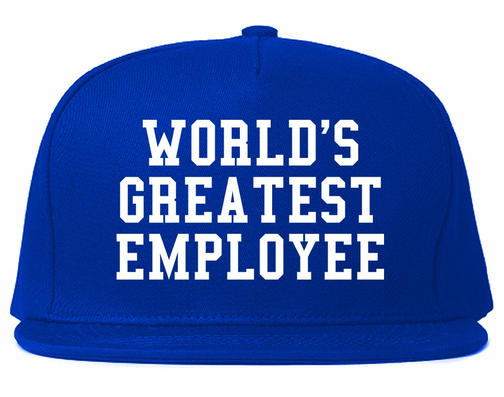 Worlds Greatest Employee Funny Christmas Mens Snapback Hat