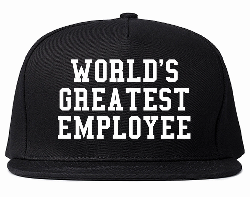 Worlds Greatest Employee Funny Christmas Mens Snapback Hat