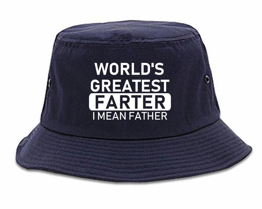 Worlds Greatest Farter Father Dad Day Mens Bucket Hat