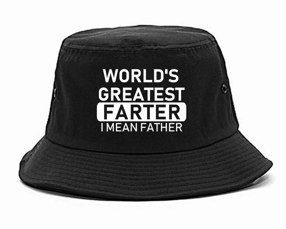 Worlds Greatest Farter Father Dad Day Mens Bucket Hat