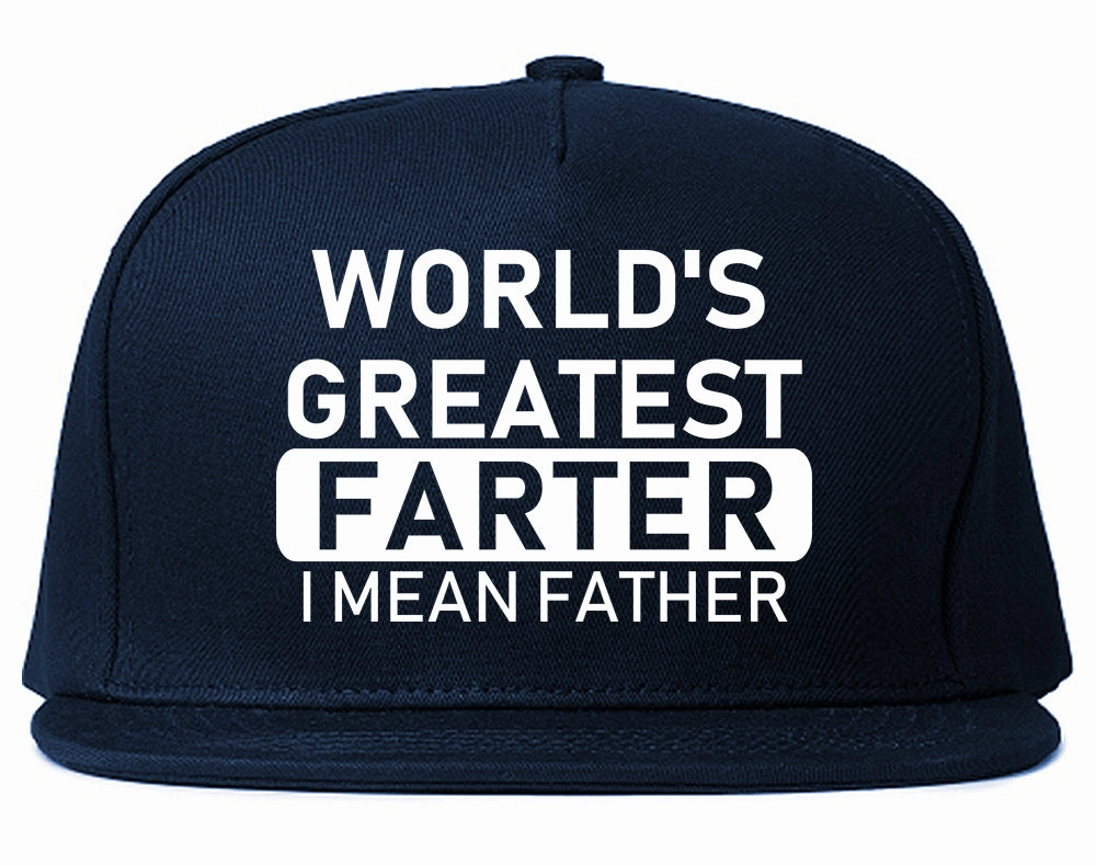 Worlds Greatest Farter Father Dad Day Mens Snapback Hat