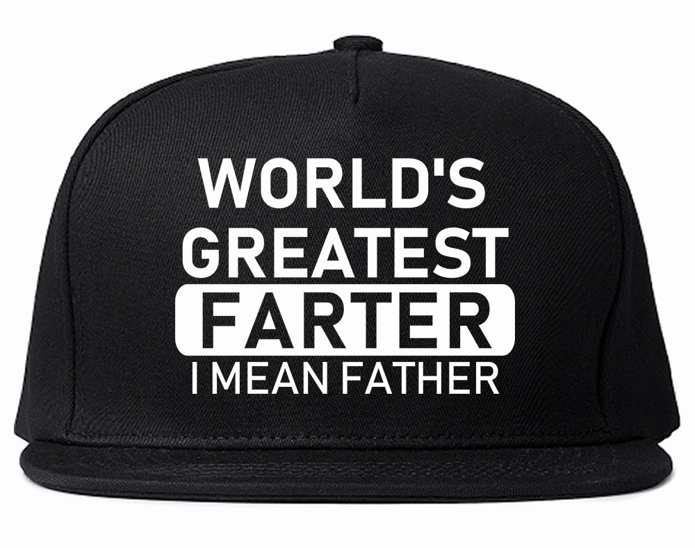 Worlds Greatest Farter Father Dad Day Mens Snapback Hat