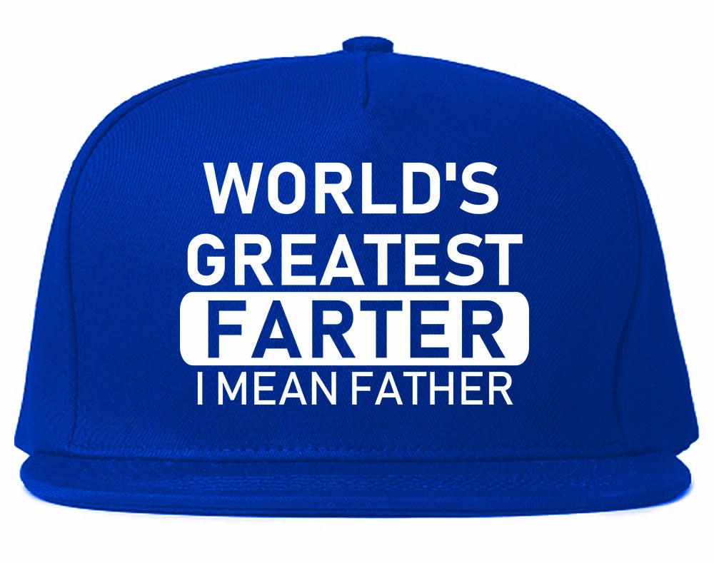 Worlds Greatest Farter Father Dad Day Mens Snapback Hat