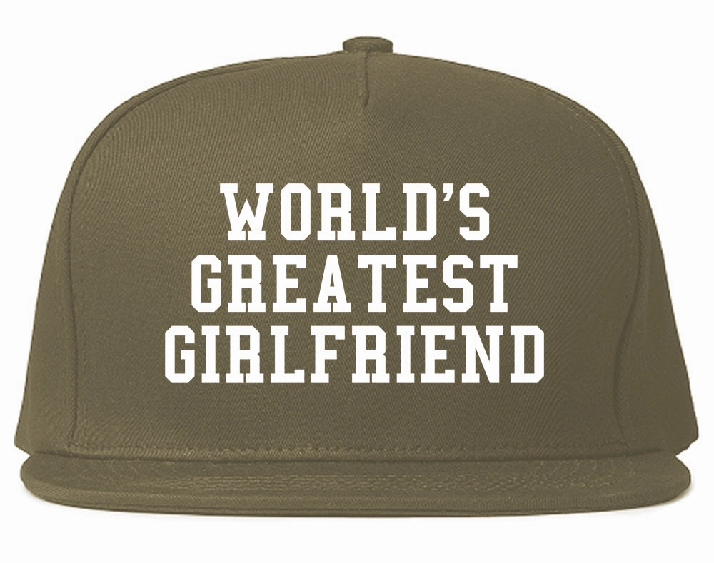 Worlds Greatest Girlfriend Funny Birthday Gift Mens Snapback Hat