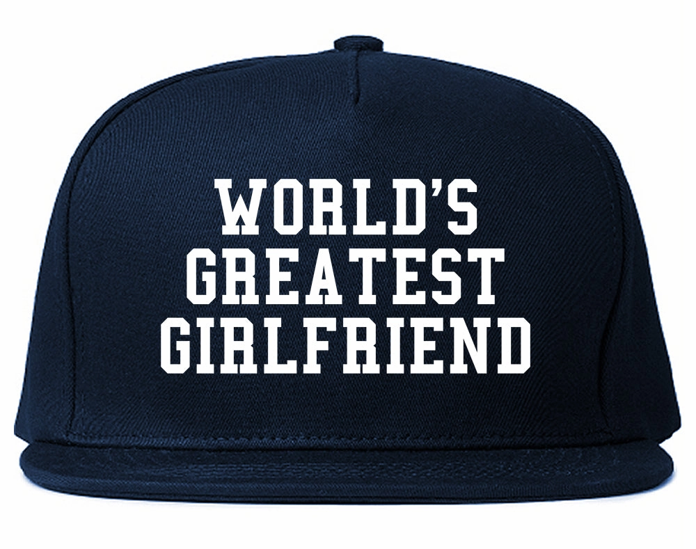Worlds Greatest Girlfriend Funny Birthday Gift Mens Snapback Hat