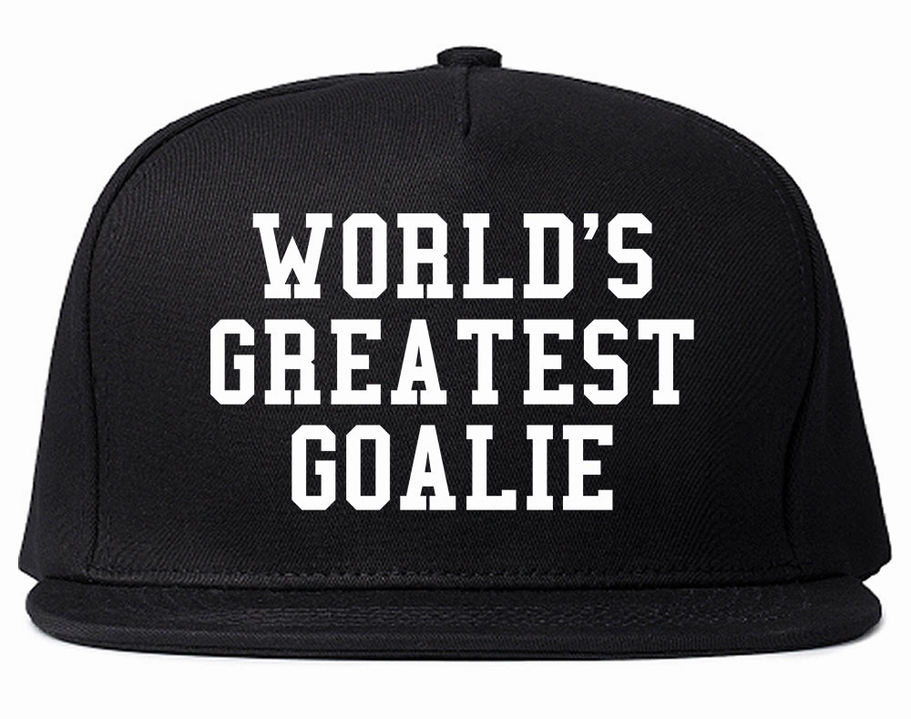 Worlds Greatest Goalie Hockey Mens Snapback Hat