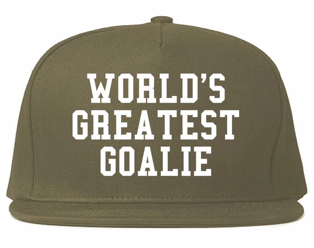 Worlds Greatest Goalie Hockey Mens Snapback Hat