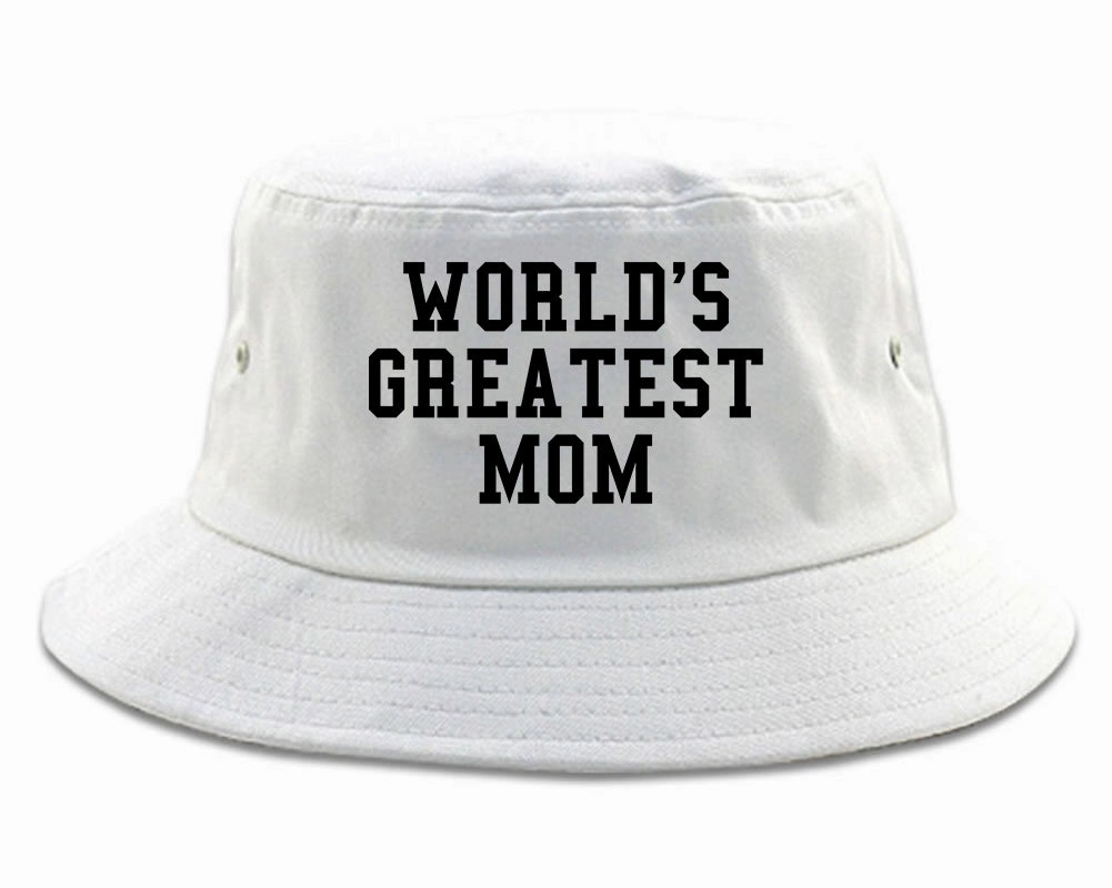 Worlds Greatest Mom Mothers Day Mens Bucket Hat