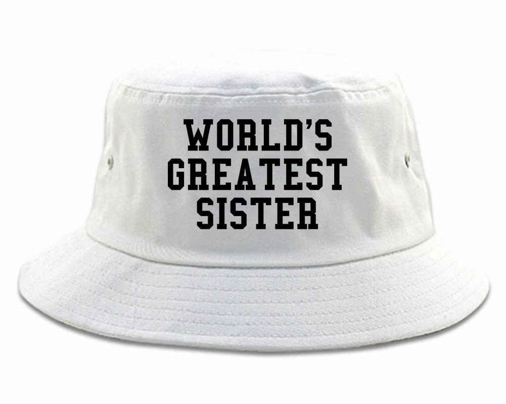 Worlds Greatest Sister Birthday Gift Mens Bucket Hat