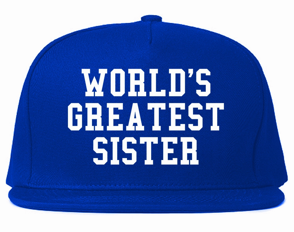 Worlds Greatest Sister Birthday Gift Mens Snapback Hat