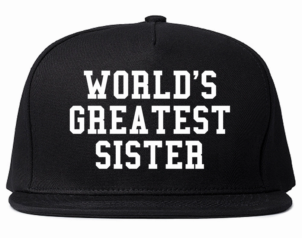 Worlds Greatest Sister Birthday Gift Mens Snapback Hat