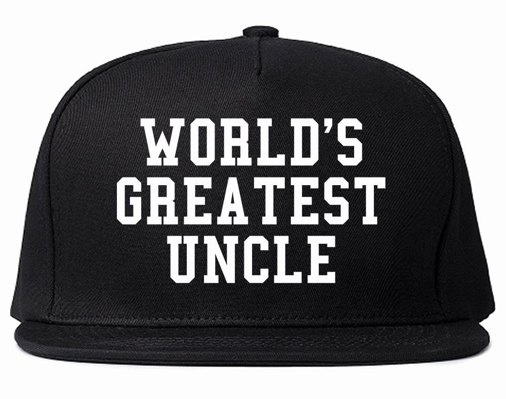 Worlds Greatest Uncle Birthday Gift Mens Snapback Hat