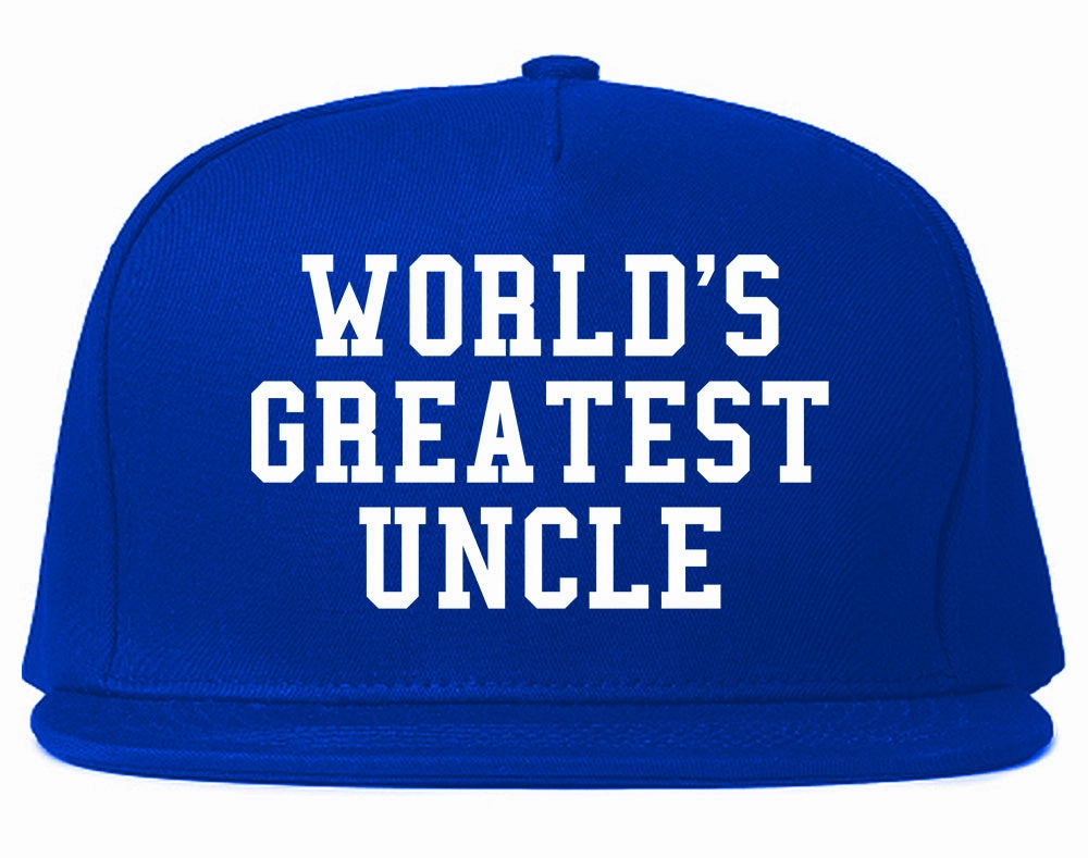 Worlds Greatest Uncle Birthday Gift Mens Snapback Hat