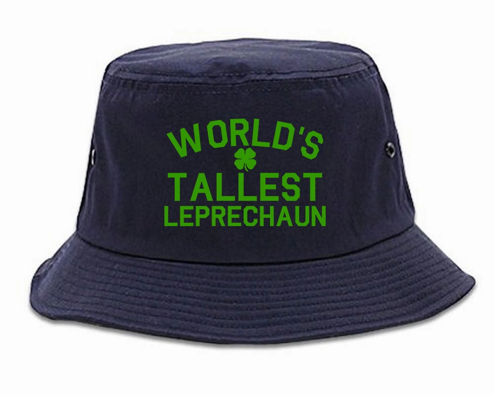 Worlds Tallest Leprechaun Funny St Patricks Day Mens Bucket Hat