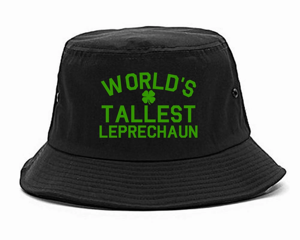Worlds Tallest Leprechaun Funny St Patricks Day Mens Bucket Hat