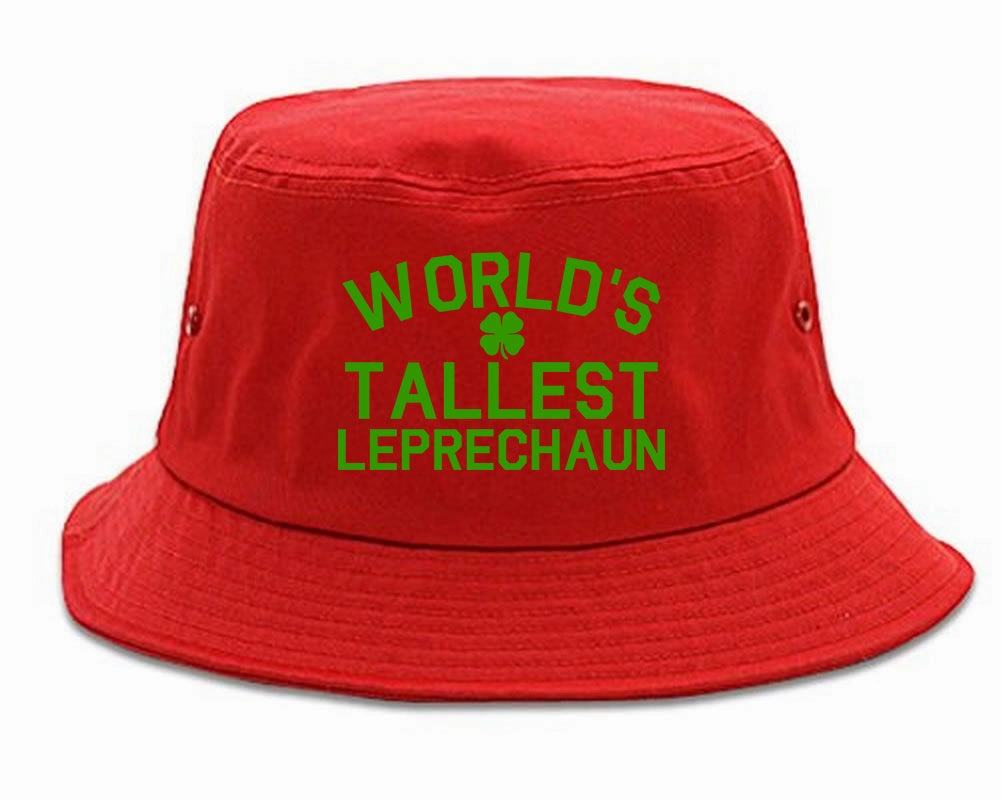 Worlds Tallest Leprechaun Funny St Patricks Day Mens Bucket Hat