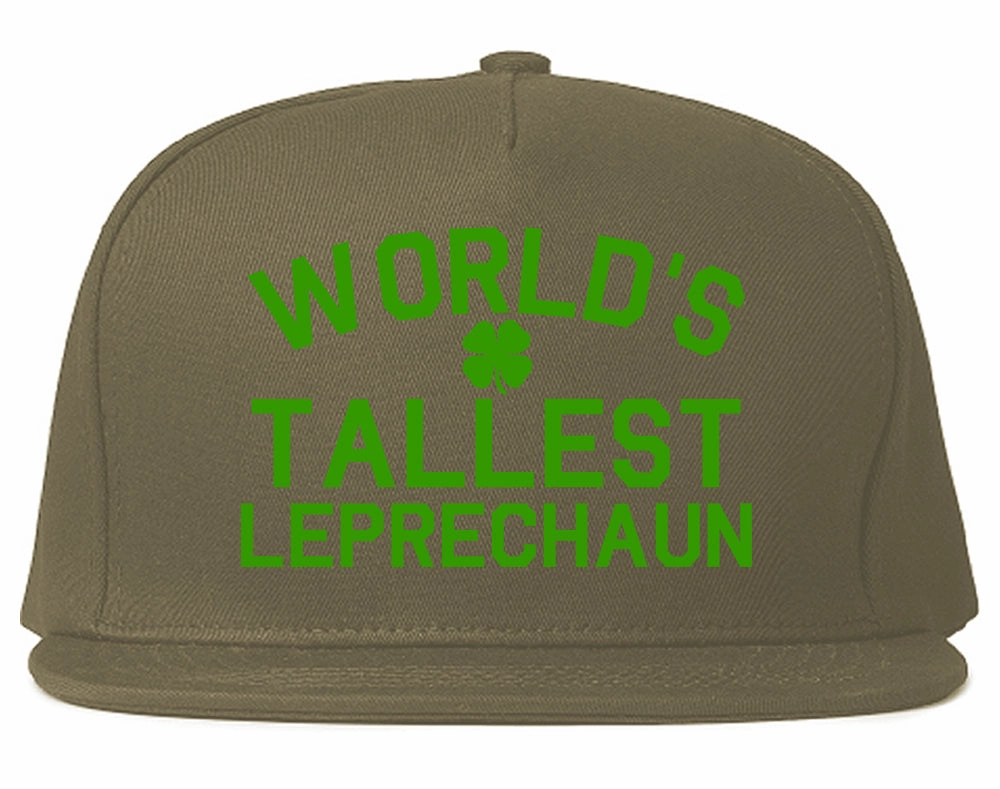 Worlds Tallest Leprechaun Funny St Patricks Day Mens Snapback Hat