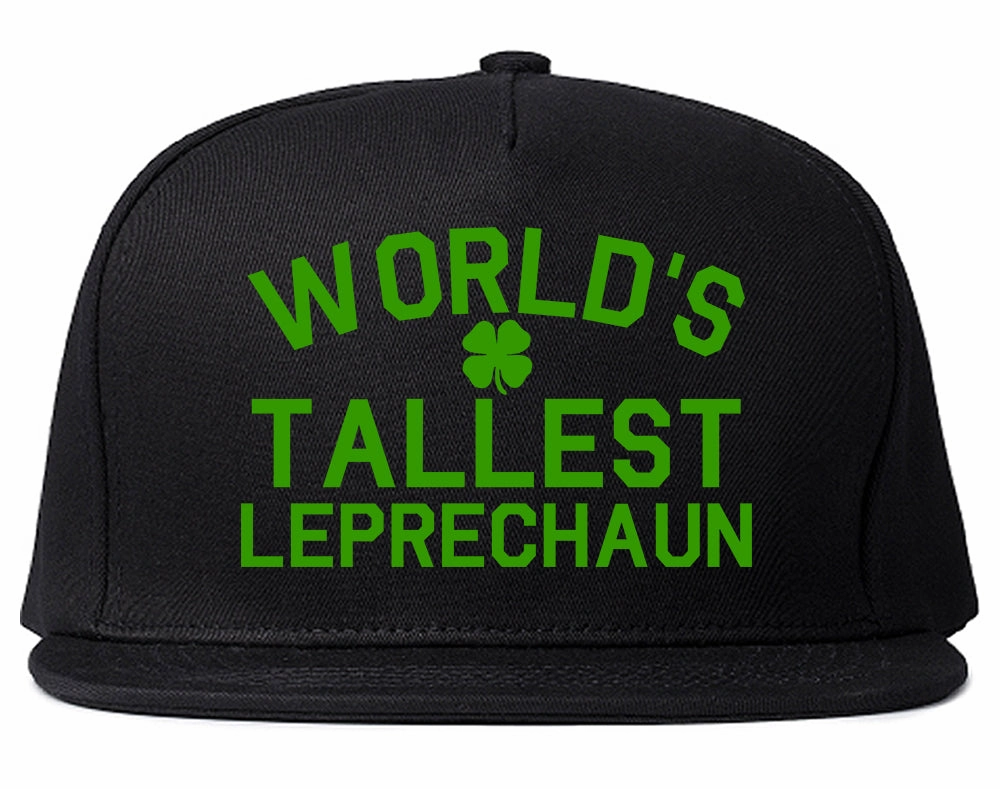 Worlds Tallest Leprechaun Funny St Patricks Day Mens Snapback Hat