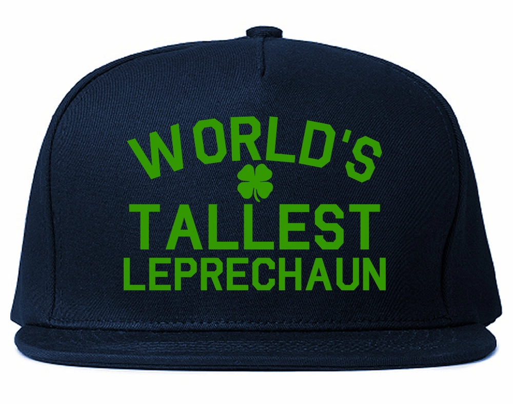 Worlds Tallest Leprechaun Funny St Patricks Day Mens Snapback Hat