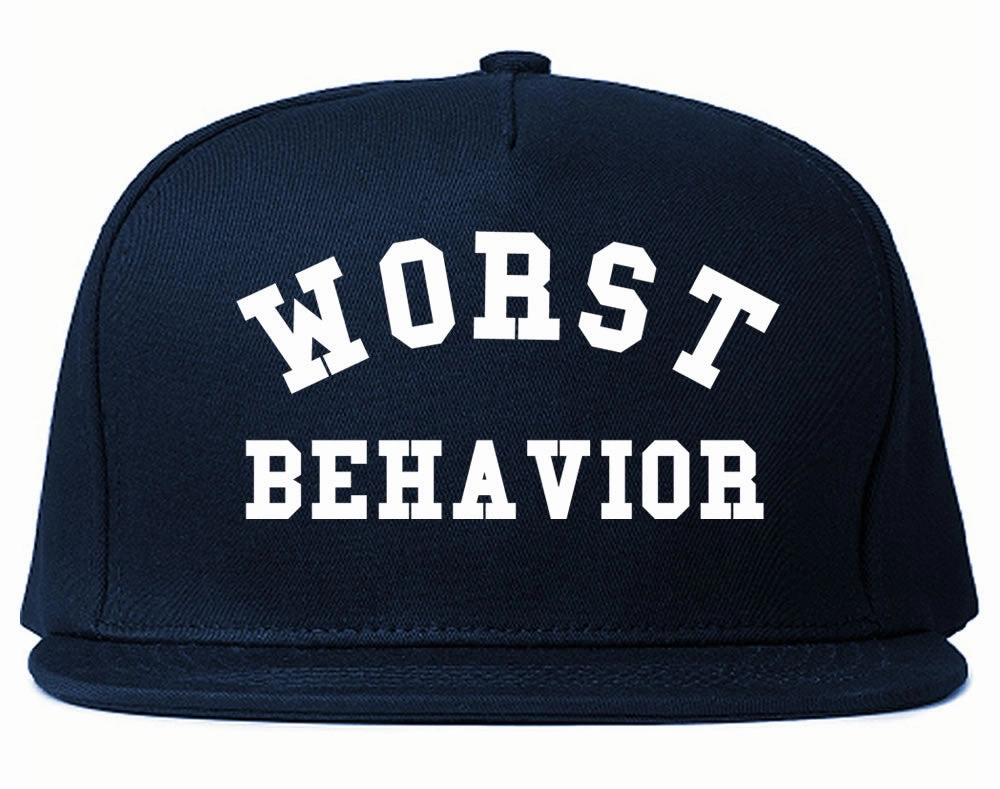 Worst Behavior Snapback Hat Cap