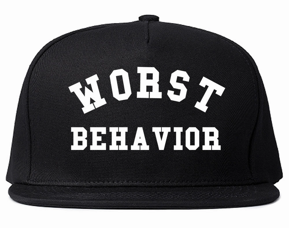 Worst Behavior Snapback Hat Cap