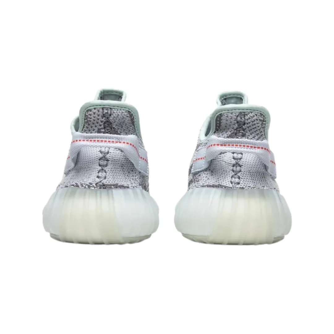 Yeezy Boost 350 V2 'Blue Tint' Blaustich Grau Drei High Risk Rot Adidas Sneakers