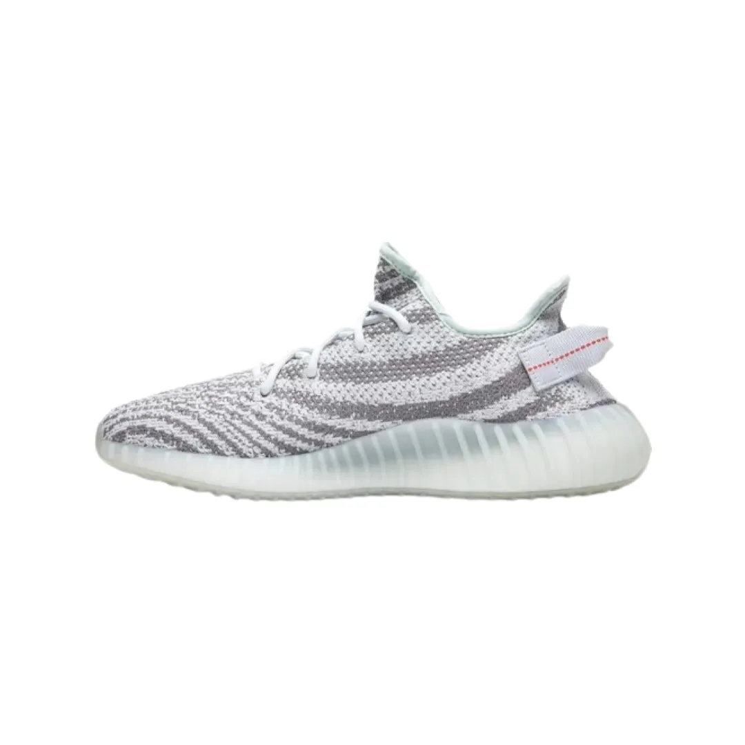 Yeezy Boost 350 V2 'Blue Tint' Blaustich Grau Drei High Risk Rot Adidas Sneakers
