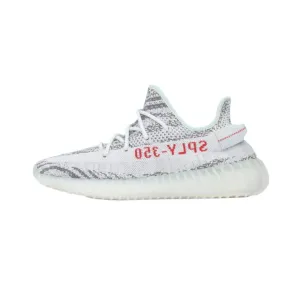 Yeezy Boost 350 V2 'Blue Tint' Blaustich Grau Drei High Risk Rot Adidas Sneakers