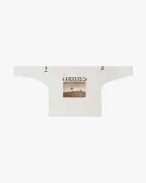 YEEZY VULTURES LANGARM-SHIRT IN WEIß