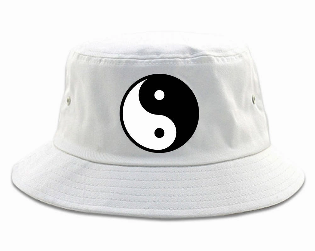 Yin and Yang Chest Graphic Bucket Hat Cap