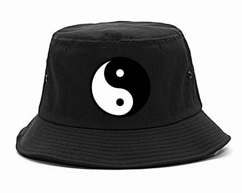 Yin and Yang Chest Graphic Bucket Hat Cap