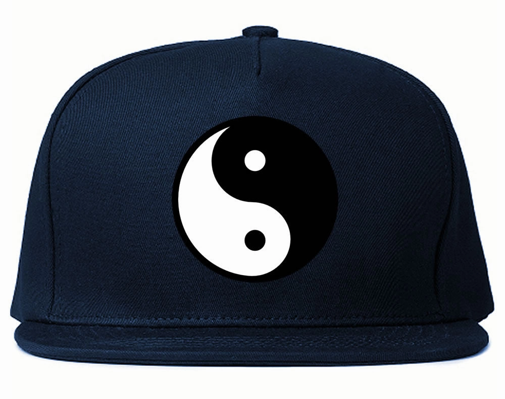 Yin and Yang Chest Graphic Snapback Hat Cap