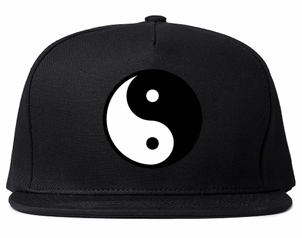 Yin and Yang Chest Graphic Snapback Hat Cap