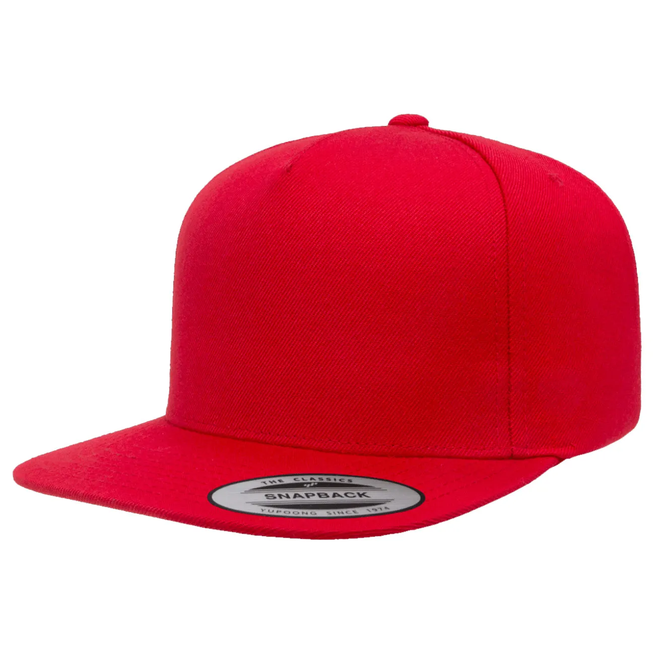 Yupoong Classics Premium 5-Panel Solid Snapback casual-dad-hat