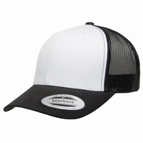 Yupoong Classics Retro Trucker Cap w/ White Front Panel casual-trucker-hat