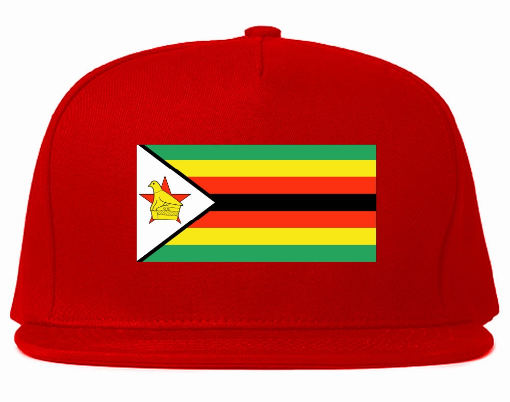 Zimbabwe Flag Country Printed Snapback Hat Cap